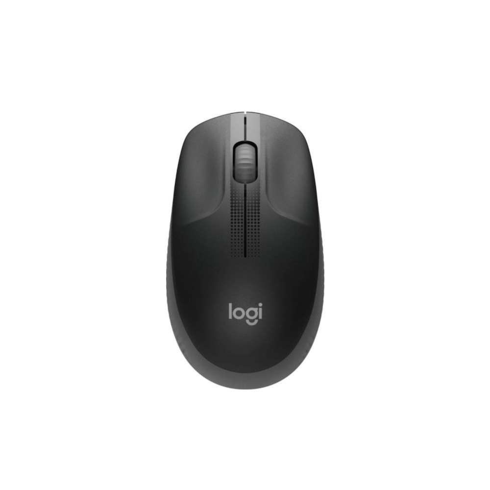 Produktbild för Logitech M190 - mus - träkol