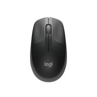 Produktbild för Logitech M190 - mus - träkol