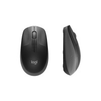 Produktbild för Logitech M190 - mus - träkol