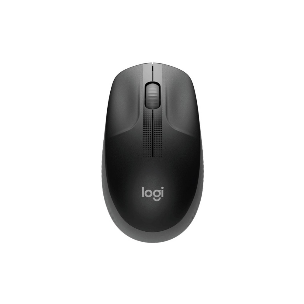 Produktbild för Logitech M190 - mus - träkol