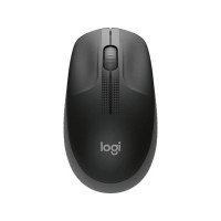Produktbild för Logitech M190 - mus - träkol