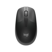 Produktbild för Logitech M190 - mus - träkol