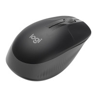 Produktbild för Logitech M190 - mus - träkol