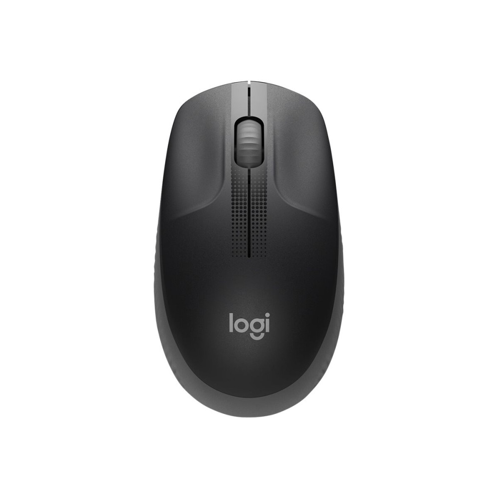 Produktbild för Logitech M190 - mus - träkol