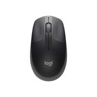 Produktbild för Logitech M190 - mus - träkol