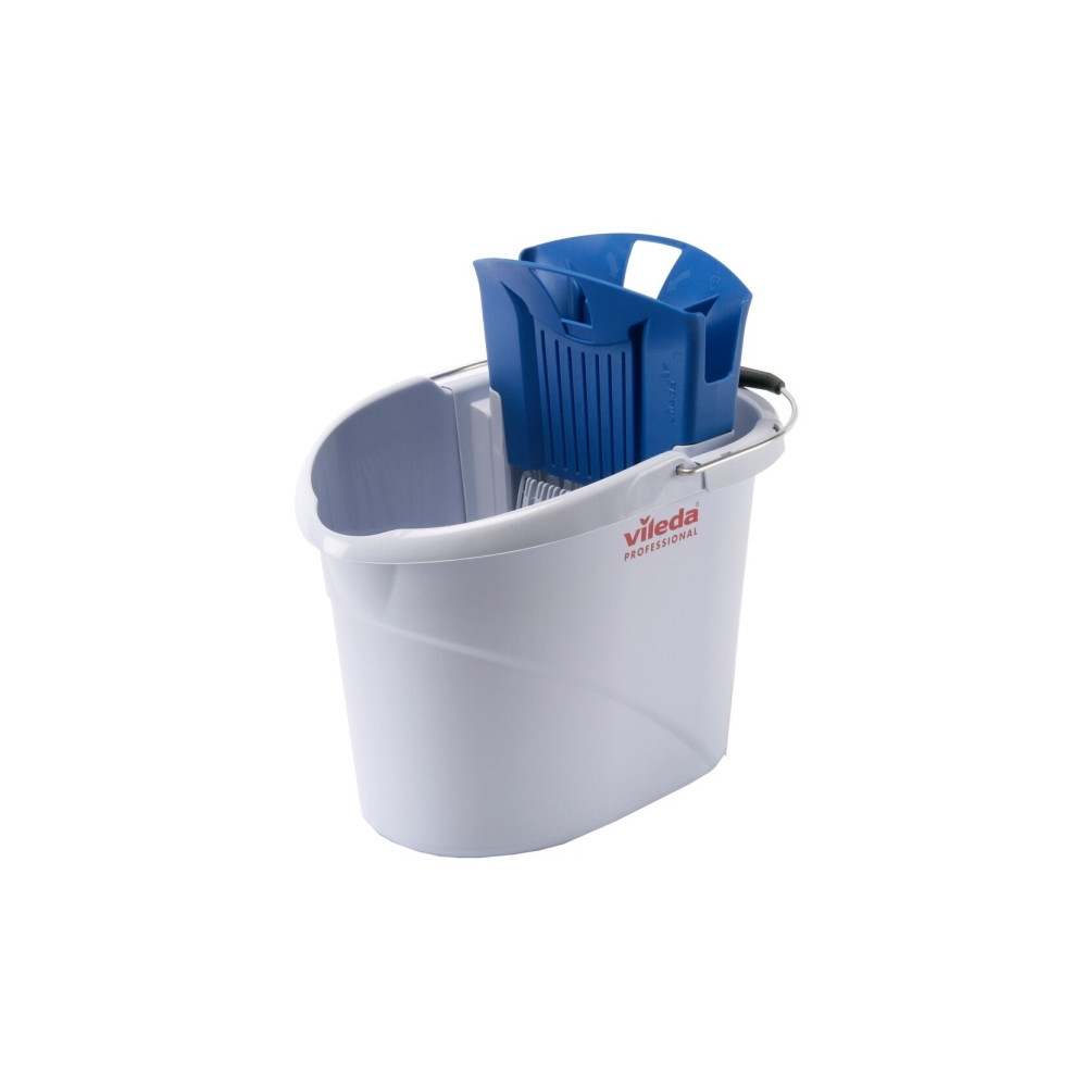Produktbild för Hink Vileda UltraSpeed Mini 10ltr med press Grå/Blå för plat...