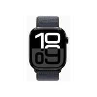 Produktbild för Apple Watch Series 10 (GPS + Cellular) - jet black aluminium - smart klocka med sportögla - bläck - 64 GB