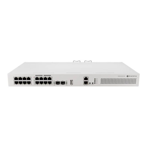 MikroTik MikroTik Cloud Router Switch CRS418-8P-8G-2S+RM - switch - 17 portar - Administrerad - rackmonterbar