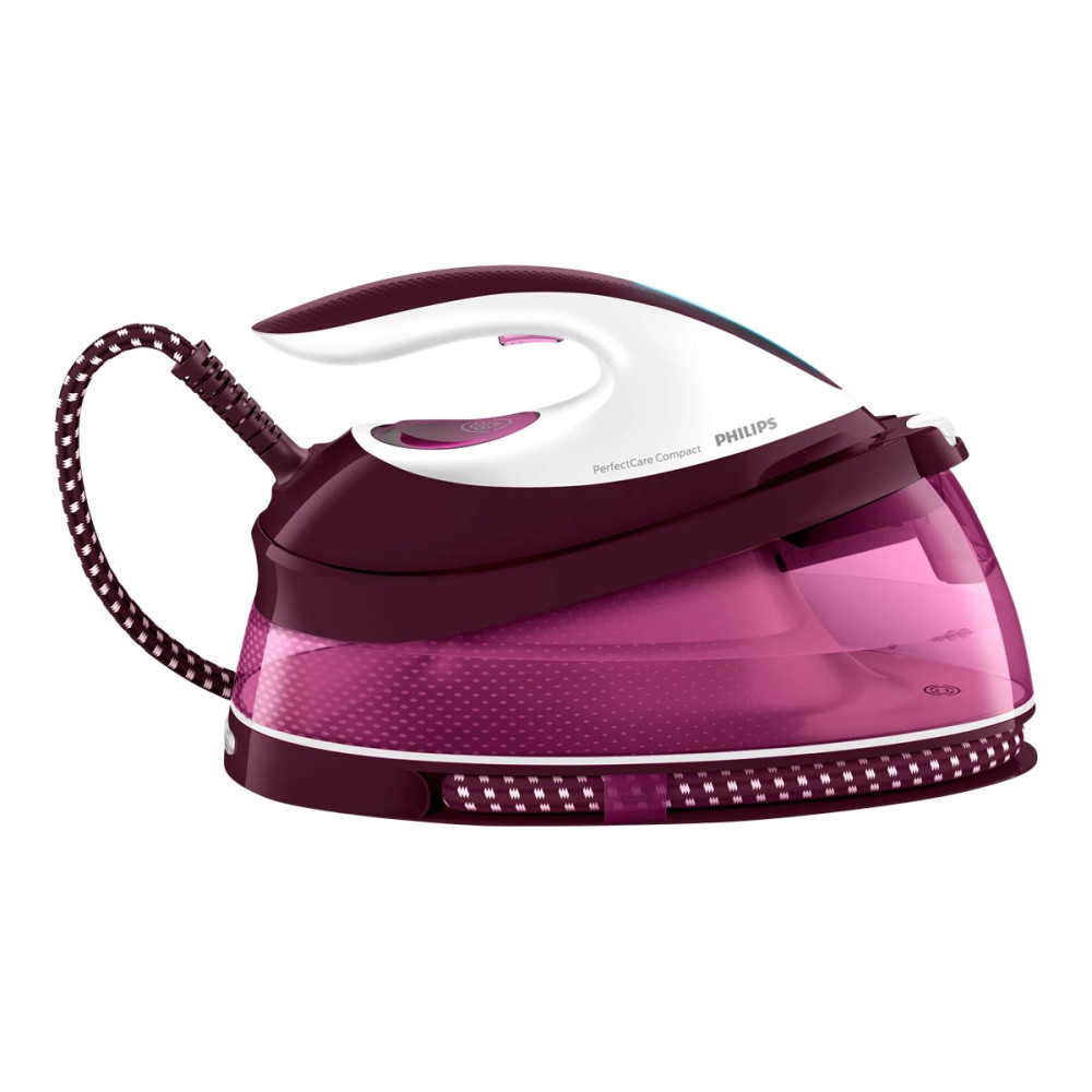Produktbild för Philips PerfectCare Compact GC7842/40 - strykjärn med separat ånggenerator - sula SteamGlide