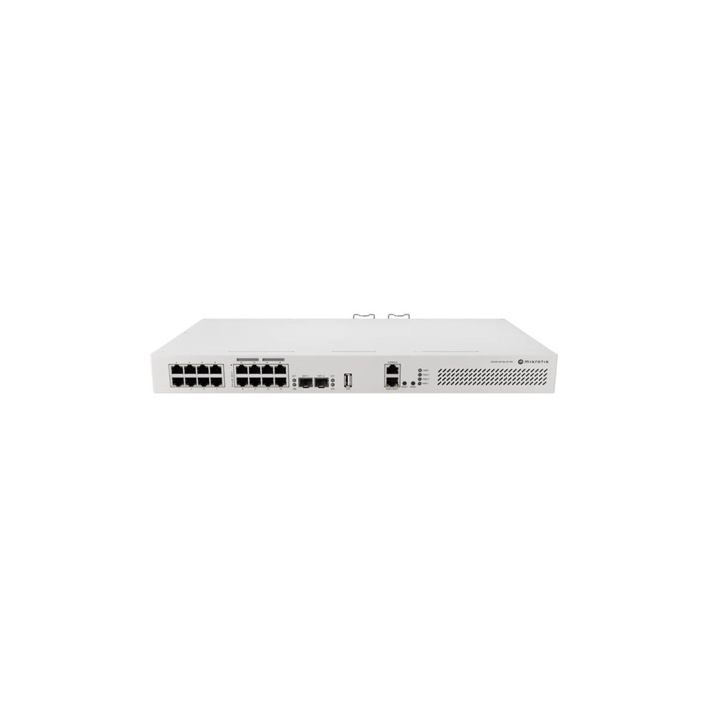 Produktbild för MikroTik Cloud Router Switch CRS418-8P-8G-2S+RM - switch - 17 portar - Administrerad - rackmonterbar