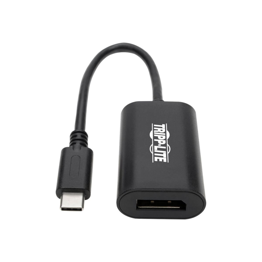 Produktbild för Eaton Tripp Lite Series USB C to DisplayPort Video Adapter Converter 4K x 2K @ 60Hz, Black, USB Type C to DP, USB-C, USB Type-C 6in - extern videoadapter - svart