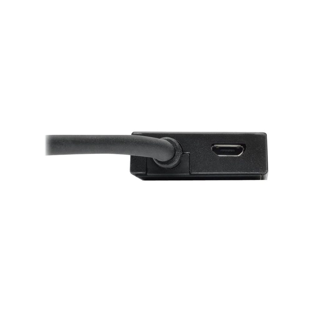 Produktbild för Eaton Tripp Lite series 4-Port Portable Slim USB 3.0 Superspeed Hub w/ Built In Cable - hubb - 4 portar