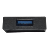 Produktbild för Eaton Tripp Lite series 4-Port Portable Slim USB 3.0 Superspeed Hub w/ Built In Cable - hubb - 4 portar