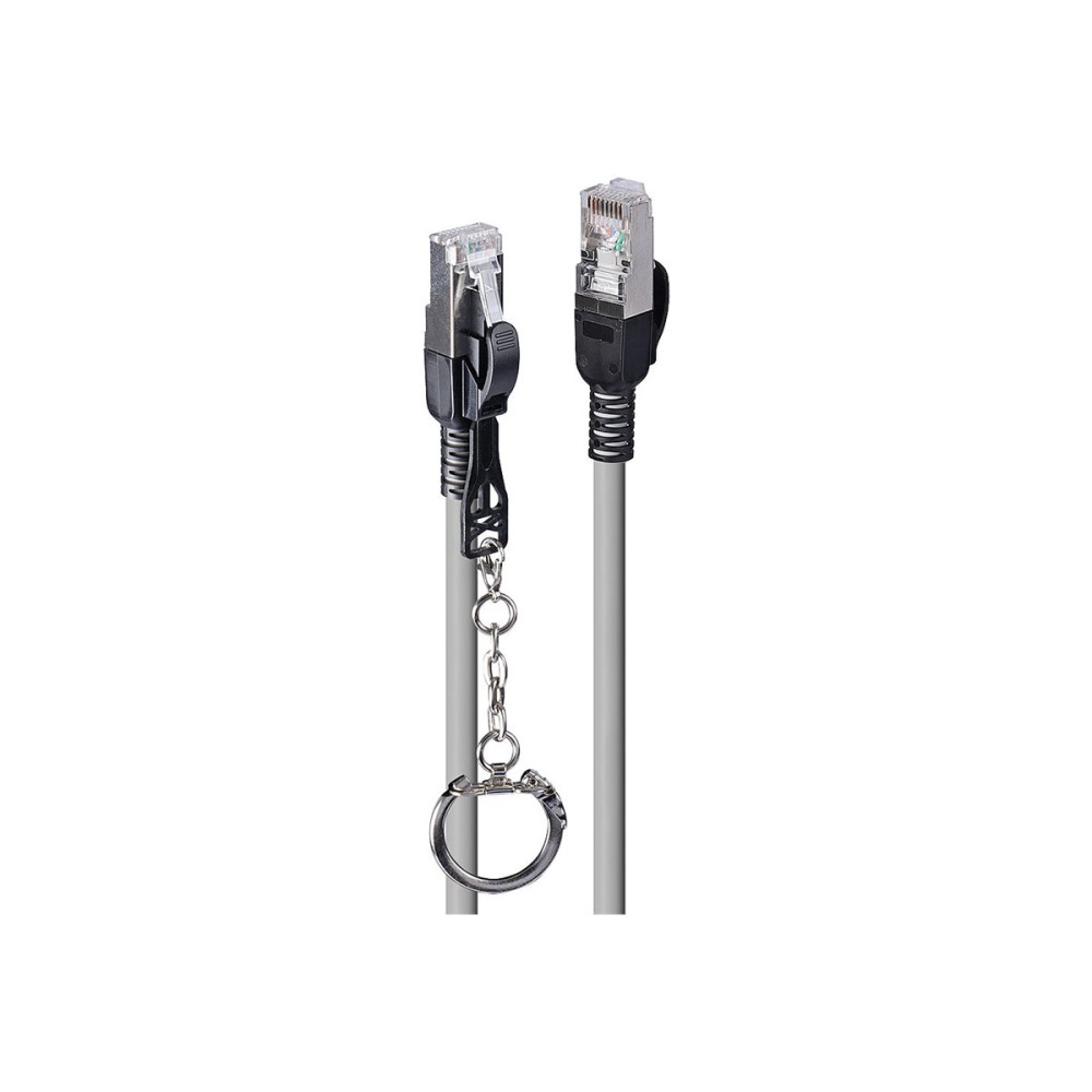 Produktbild för Lindy patch-kabel - 3 m - grå