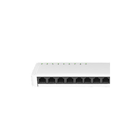 Secpro Sikring A/S Safire 8 Port switch, - Switchar & Hubbar