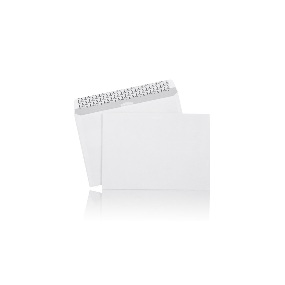 Produktbild för BONG Mailman E5 - kuvert - 155 x 220 mm - öppen sida - vit - paket med 500