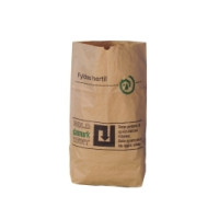 Produktbild för Papperssäckar 2-lagers 110 L 70 x 100 cm brun, paket med 50...