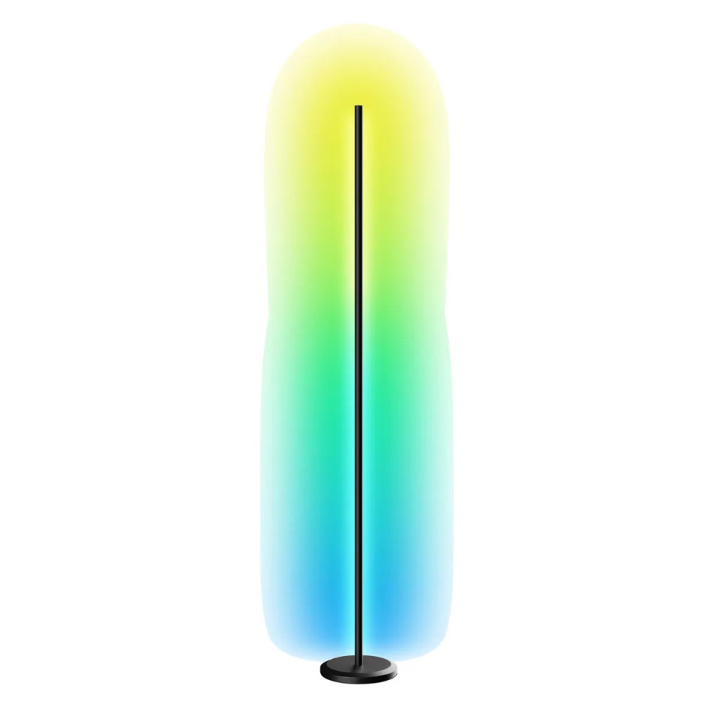 Produktbild för Nanoleaf Smart Multicolor - golvlampa - LED - 16 miljoner färger/justerbar vit - 2200-6500 K - svart