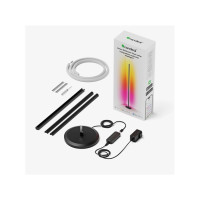 Produktbild för Nanoleaf Smart Multicolor - golvlampa - LED - 16 miljoner färger/justerbar vit - 2200-6500 K - svart