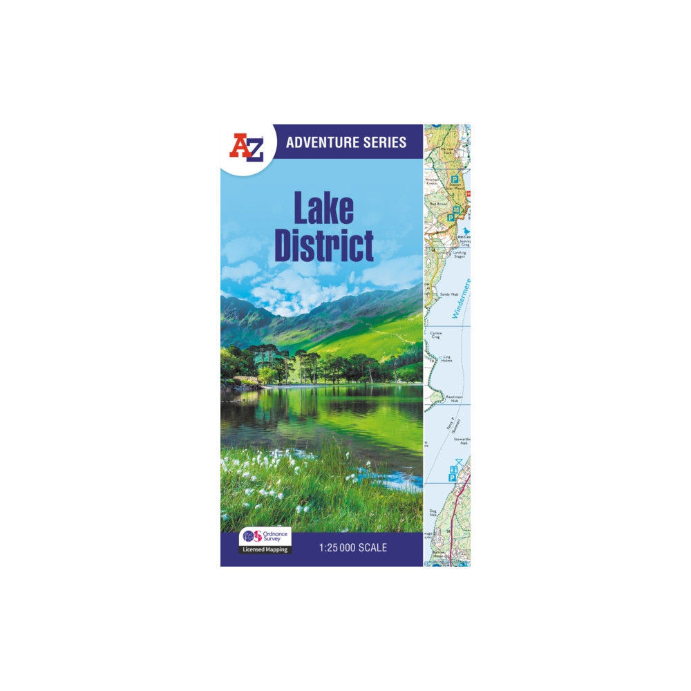 Produktbild för Lake District Adventure Atlas (häftad, eng)