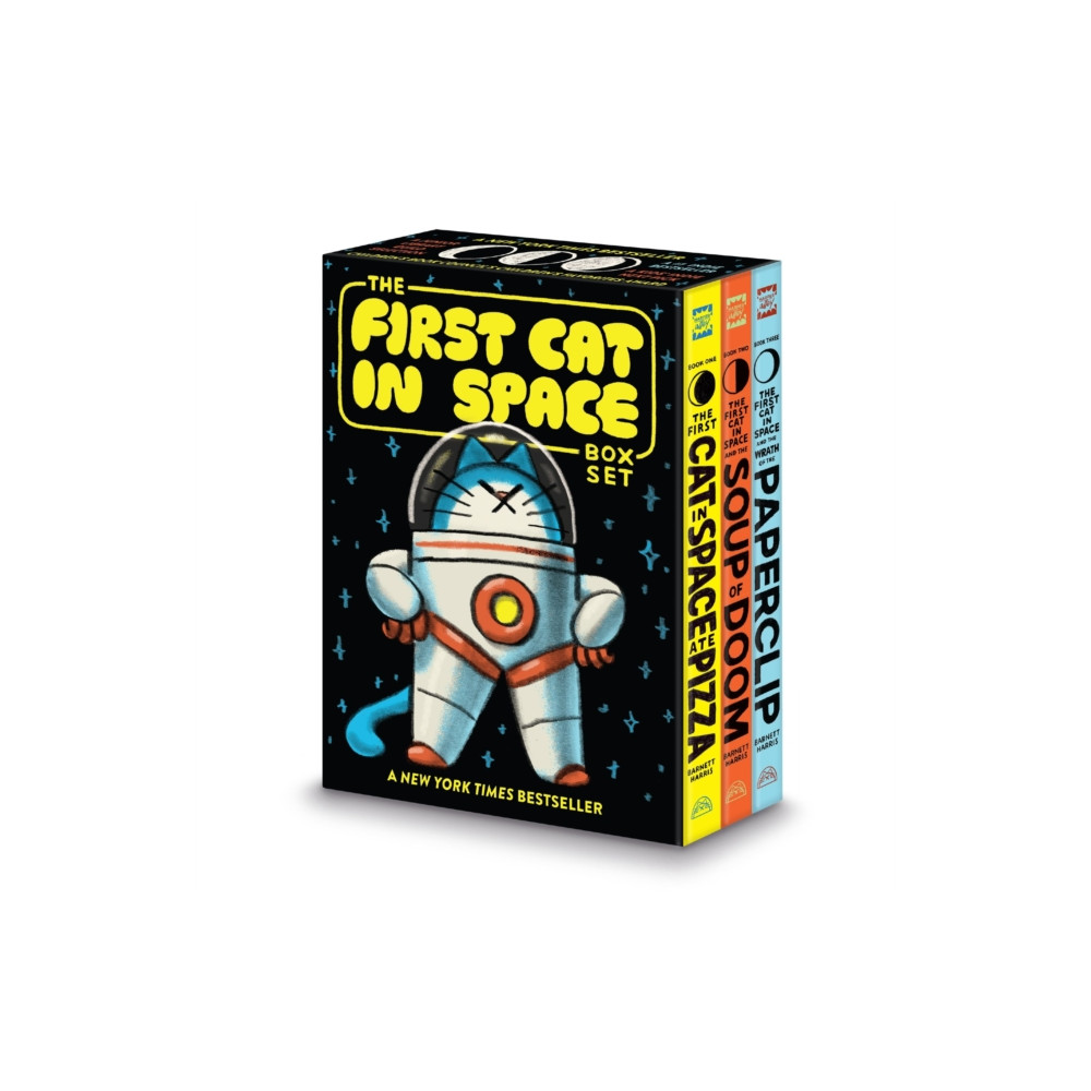 Produktbild för The First Cat in Space 3-Book Box Set (häftad, eng)