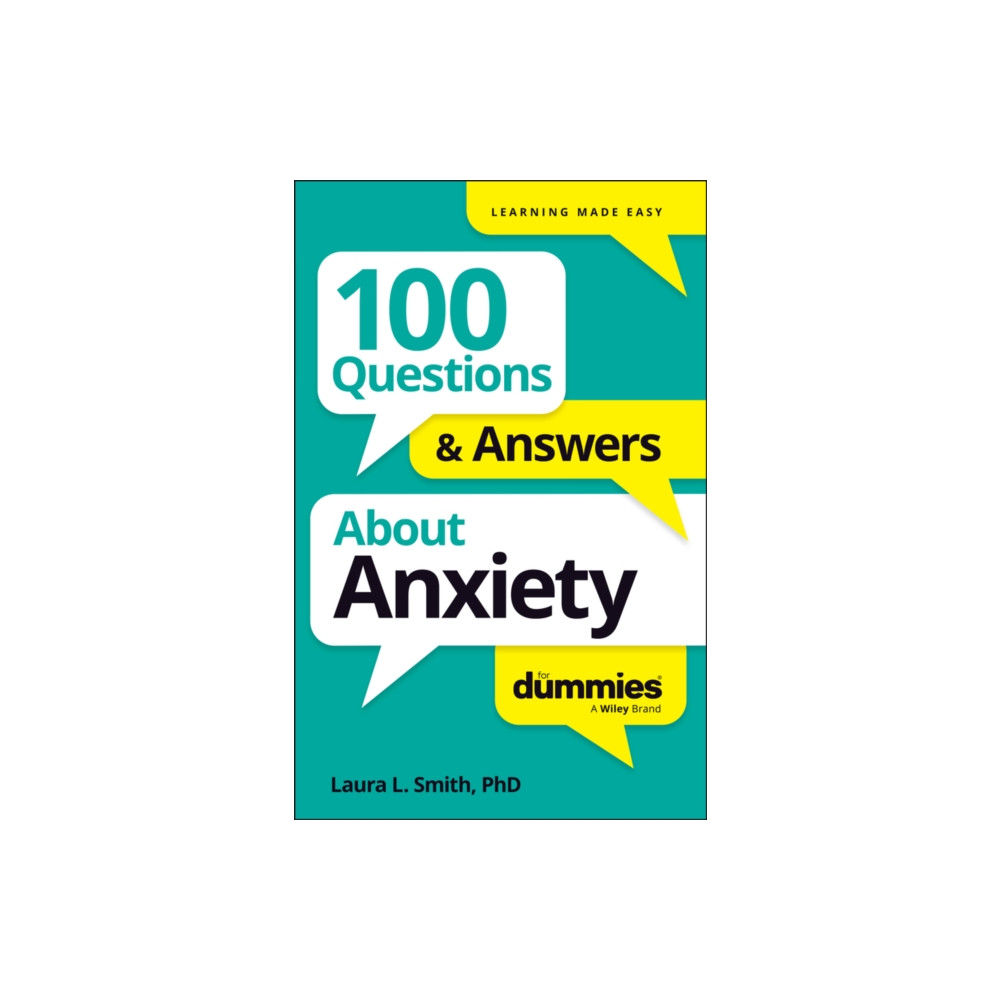 Produktbild för 100 Questions & Answers About Anxiety For Dummies (häftad, eng)