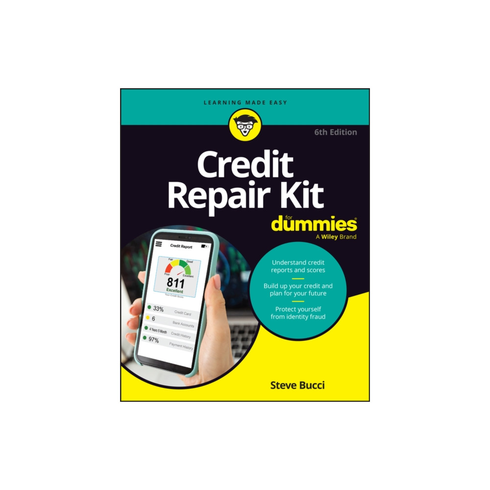 Produktbild för Credit Repair Kit For Dummies (häftad, eng)