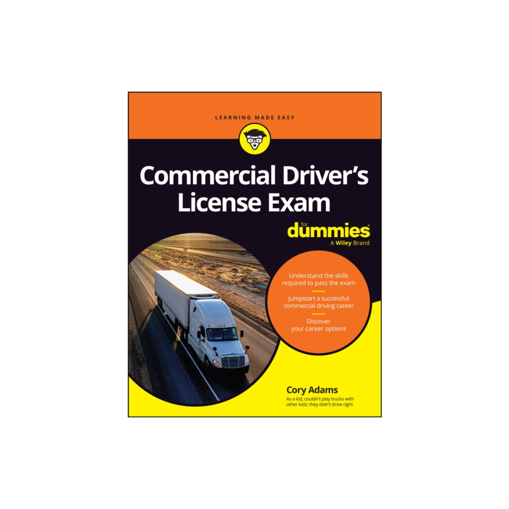 Produktbild för Commercial Driver's License Exam For Dummies (häftad, eng)