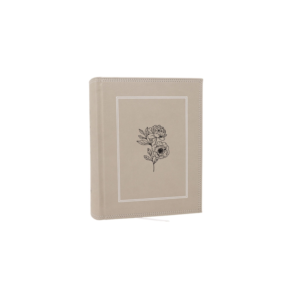 Produktbild för NKJV, Journal the Word Bible: Reflect, Journal or Create Art Next to Your Favorite Verses (Stone Leathersoft over board, Red Letter, Comfort Print) (inbunden, eng)