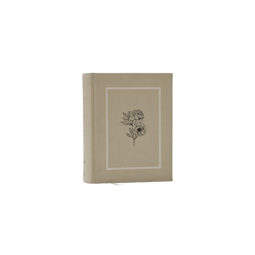 Produktbild för NKJV, Journal the Word Bible, Large Print: Reflect, Journal or Create Art Next to Your Favorite Verses (Stone Leathersoft over board, Red Letter) (inbunden, eng)