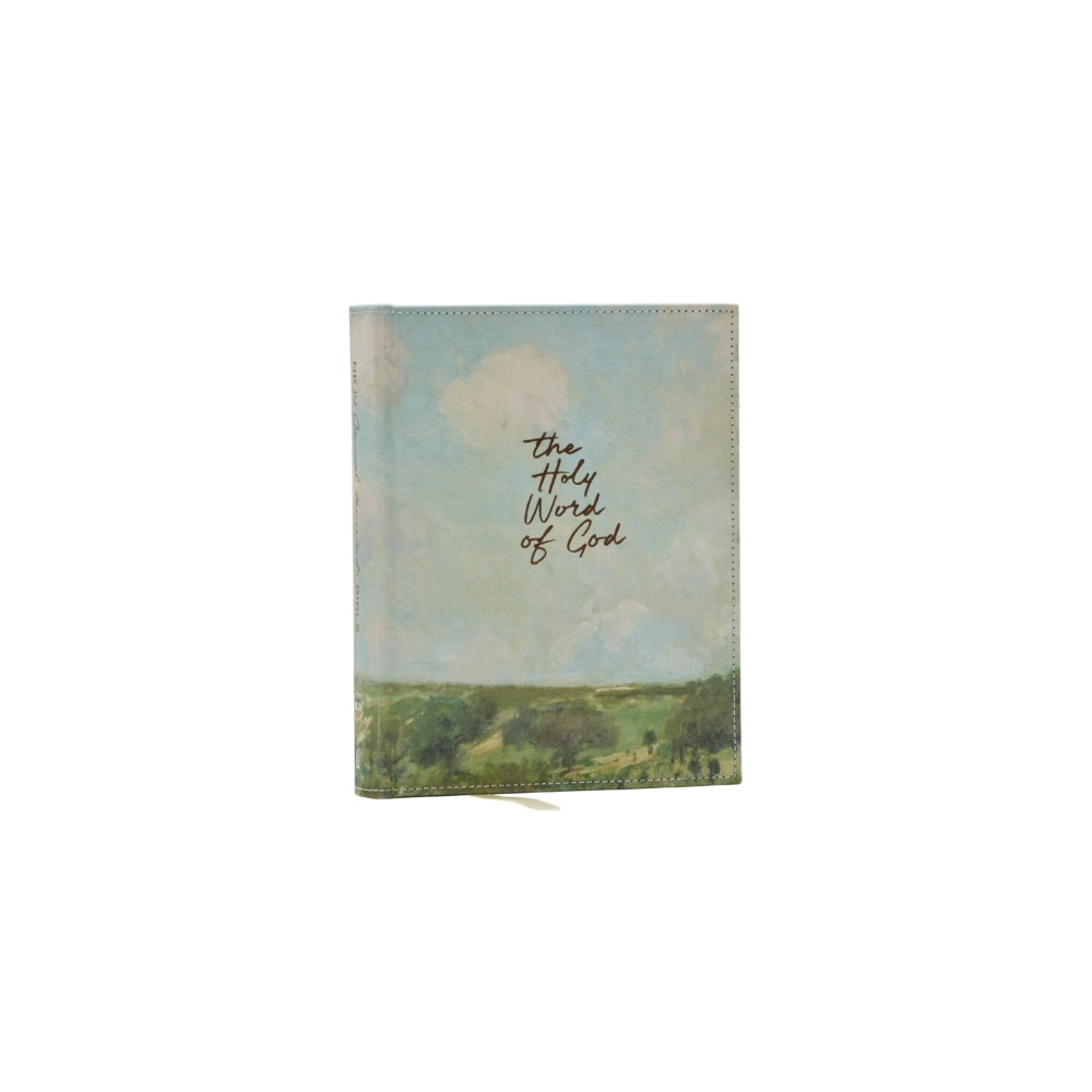 Produktbild för NKJV, Journal the Word Bible: Reflect, Journal or Create Art Next to Your Favorite Verses (Cloth over board, Red Letter, Comfort Print) (inbunden, eng)