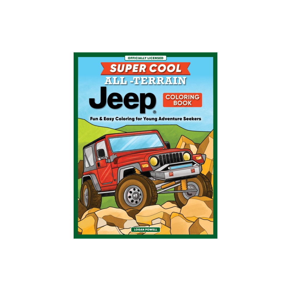 Produktbild för Super Cool All-Terrain Jeep® Coloring Book (häftad, eng)