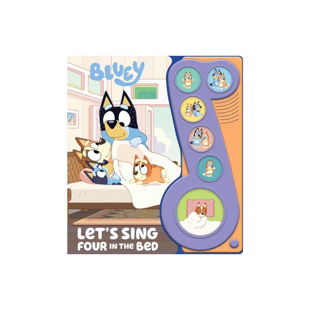Produktbild för Bluey: Let's Sing Four in the Bed Sound Book (bok, board book, eng)