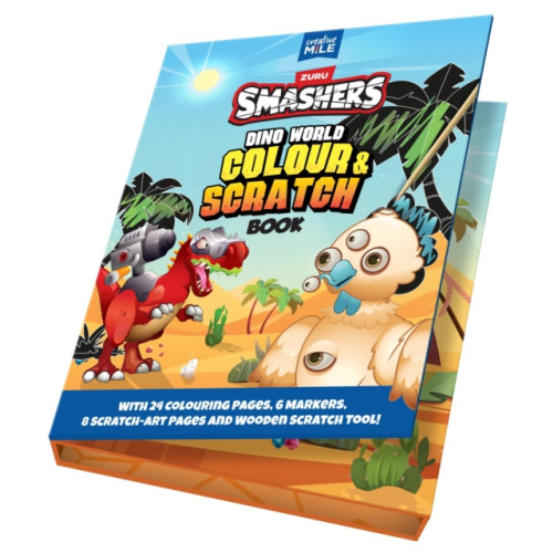 Five Mile Smashers Dino World Colour and Scratch Book (inbunden, eng)
