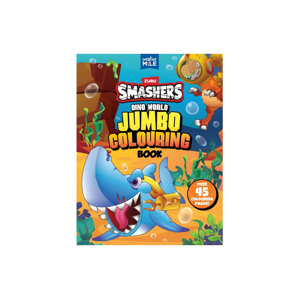 Produktbild för Smashers Dino World Jumbo Colouring Book (häftad, eng)