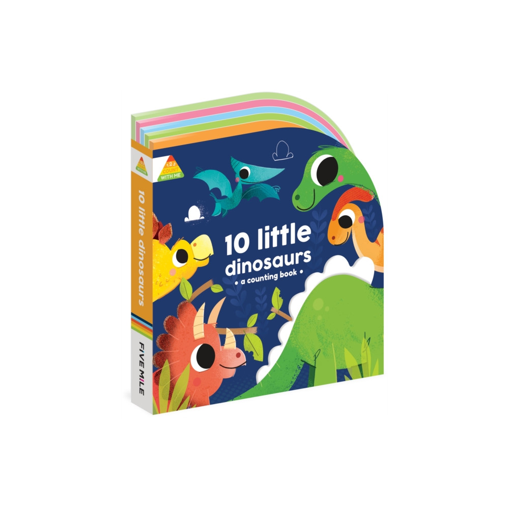 Produktbild för 1 2 3 Count with Me   10 Little Dinosaurs (bok, board book, eng)