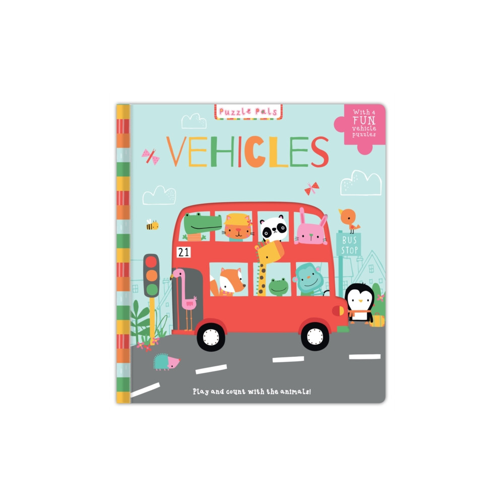 Produktbild för Puzzle Pals: Vehicles (bok, board book, eng)