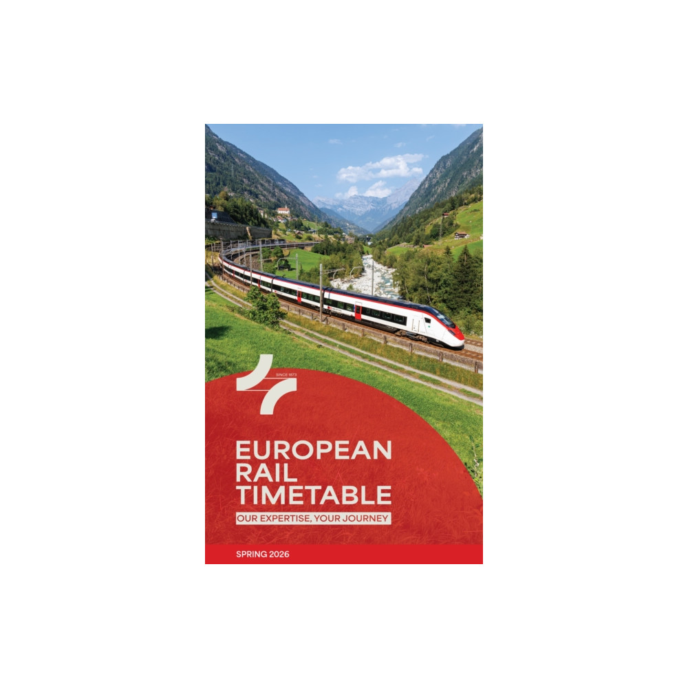 Produktbild för European Rail Timetable Spring 2026 (häftad, eng)