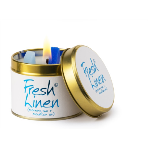 LILY FLAME CANDLES Fresh Linen - Scented Tin Candle