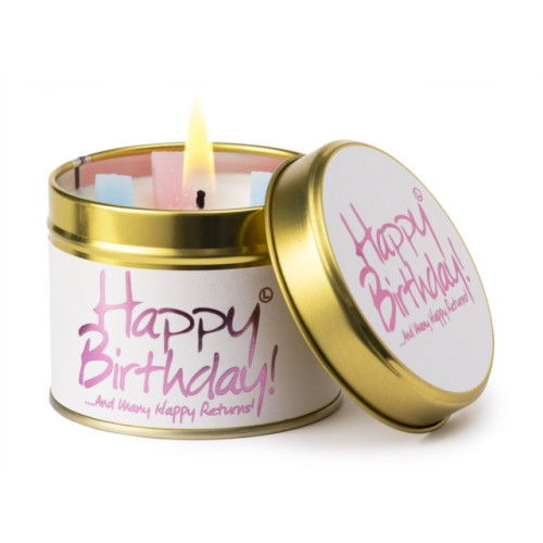 LILY FLAME CANDLES Happy Birthday - Scented Tin Candle