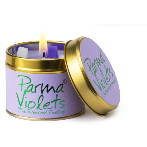 LILY FLAME CANDLES Parma Violets  - Scented Tin Candle