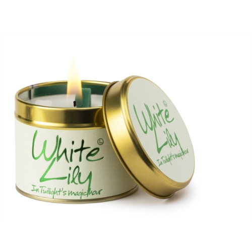 LILY FLAME CANDLES White Lily - Scented Tin Candle