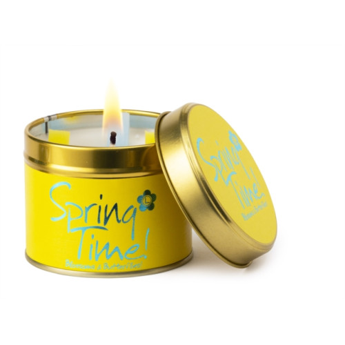 Springtime - Scented Tin Candle, LILY FLAME CANDLES English Book