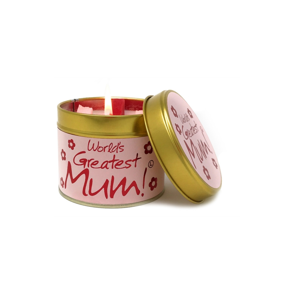 Produktbild för World's Greatest Mum - Scented Tin Candle