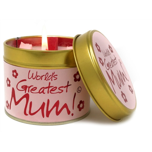 LILY FLAME CANDLES World's Greatest Mum - Scented Tin Candle