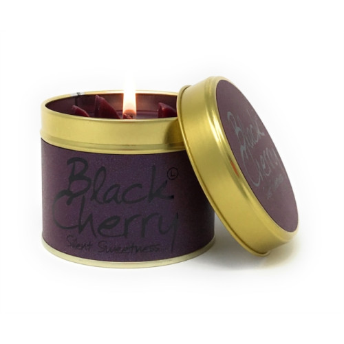 LILY FLAME CANDLES Black Cherry - Scented Tin Candle