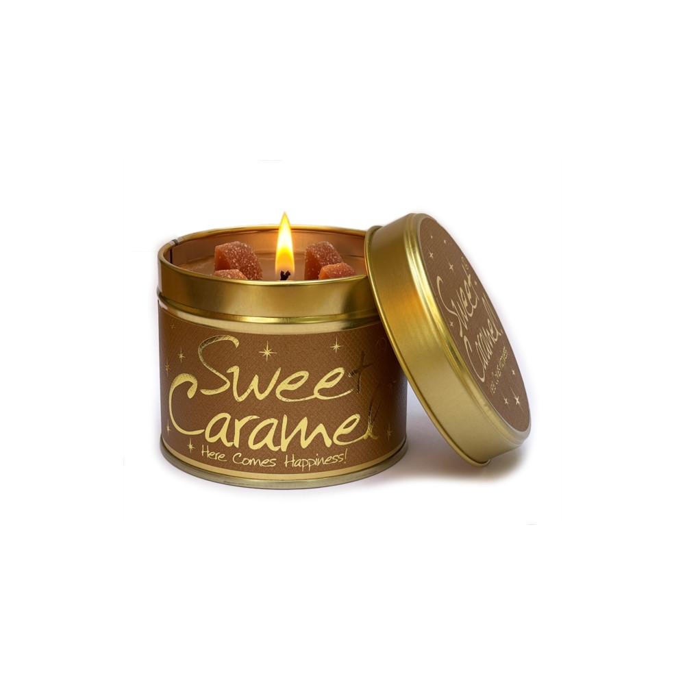 Produktbild för Sweet Caramel - Scented Tin Candle