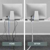 Produktbild för Kabelsamlare FELLOWES CableZip vit