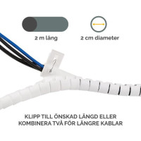 Produktbild för Kabelsamlare FELLOWES CableZip vit
