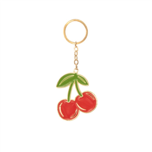 SASS & BELLE Cherry Enamel Keyring
